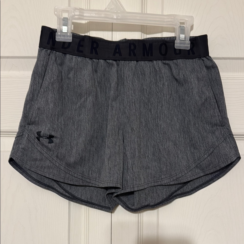 Under Armour Gray Athletic Shorts Lightweight Performance Wear